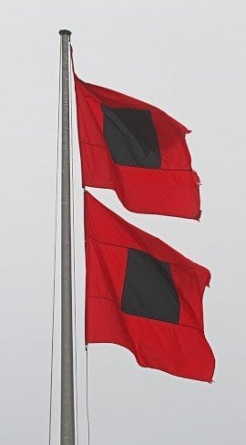 Hurricane flags
